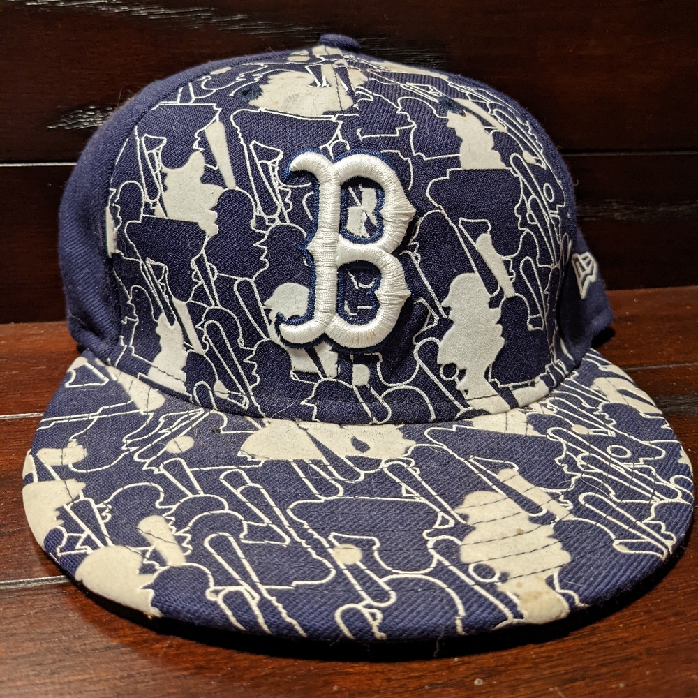 Boston Red Sox New Era Baseball Fitted Hat 7 1/4